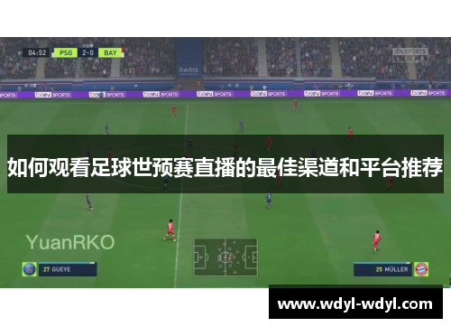 如何观看足球世预赛直播的最佳渠道和平台推荐